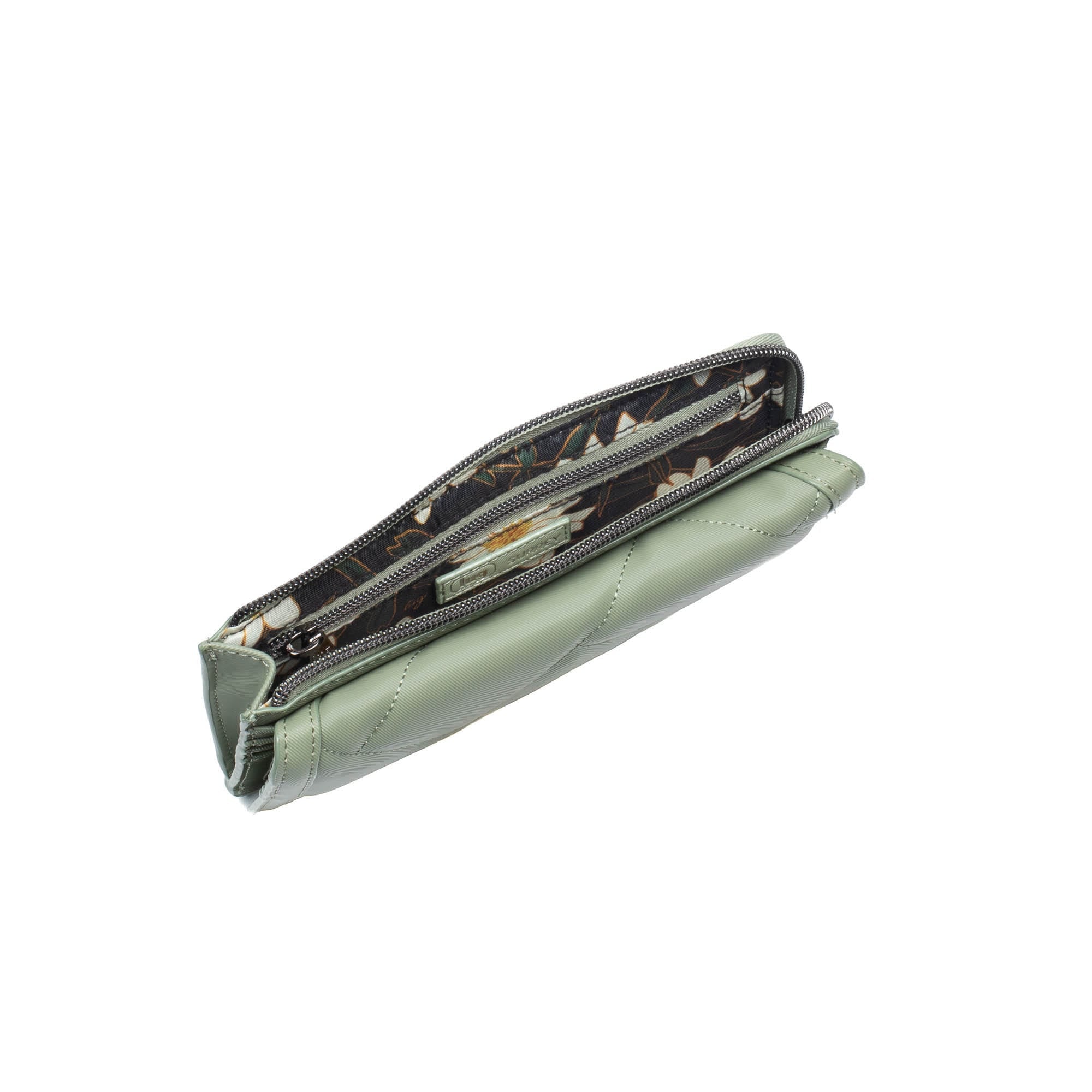 Surrey Satin Luxe VL RFID Wallet - SAGE - SurreySatin_SageSatinVL_04